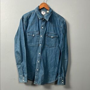 Men's Blue Denim Shirt